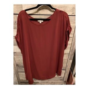 Brick Colored Blouse